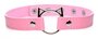 Kinky Kitty Ring Slim Choker - Roze_