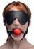 Kinky Adjustable Harness With Blindfold And Ball Gag_