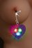 Charmed - Heart Verstelbare Tepelklemmen Met LED Verlichting_