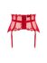 Lonesia Lace Suspender Belt - Red_