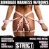 Bondage Harness w/ Bows XL/2XL - Pink_