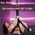 Trinity Vibes - 360° Spinning Sex Swing - Black_