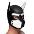 Spike Puppy BDSM Hood - Noir/Blanc_